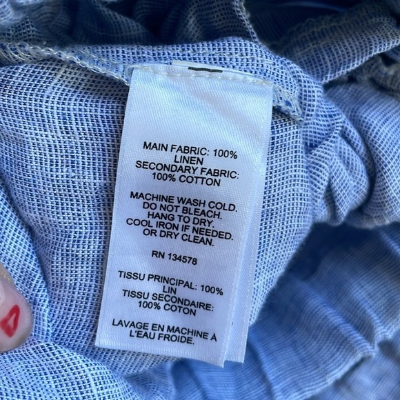 Vineyard Vines Linen Wide Leg Pants - Picture 8 of 8